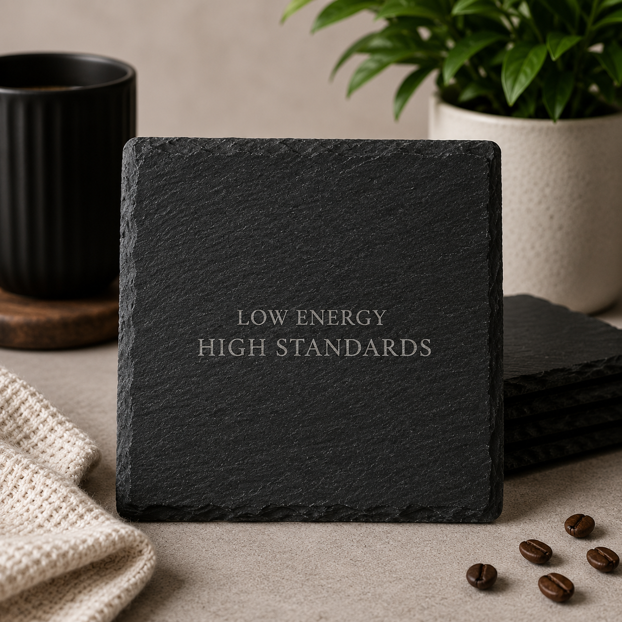 The Unhinged Collection - Engraved Slate Coasters