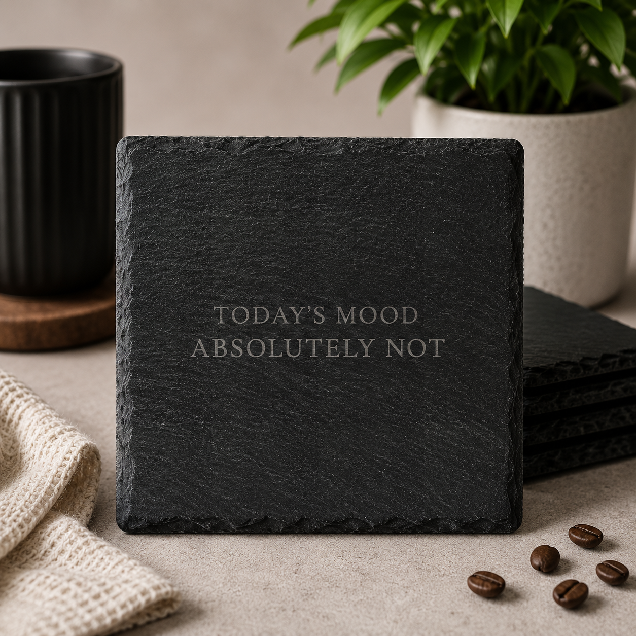The Unhinged Collection - Engraved Slate Coasters
