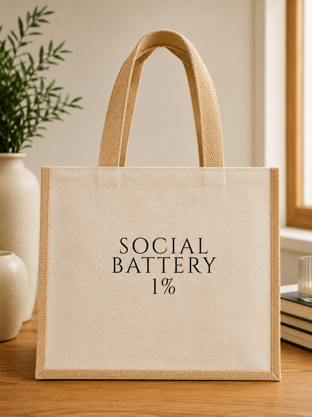 The Unhinged Collection Jute Bags
