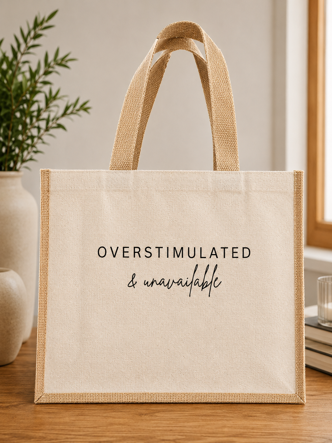 The Unhinged Collection Jute Bags