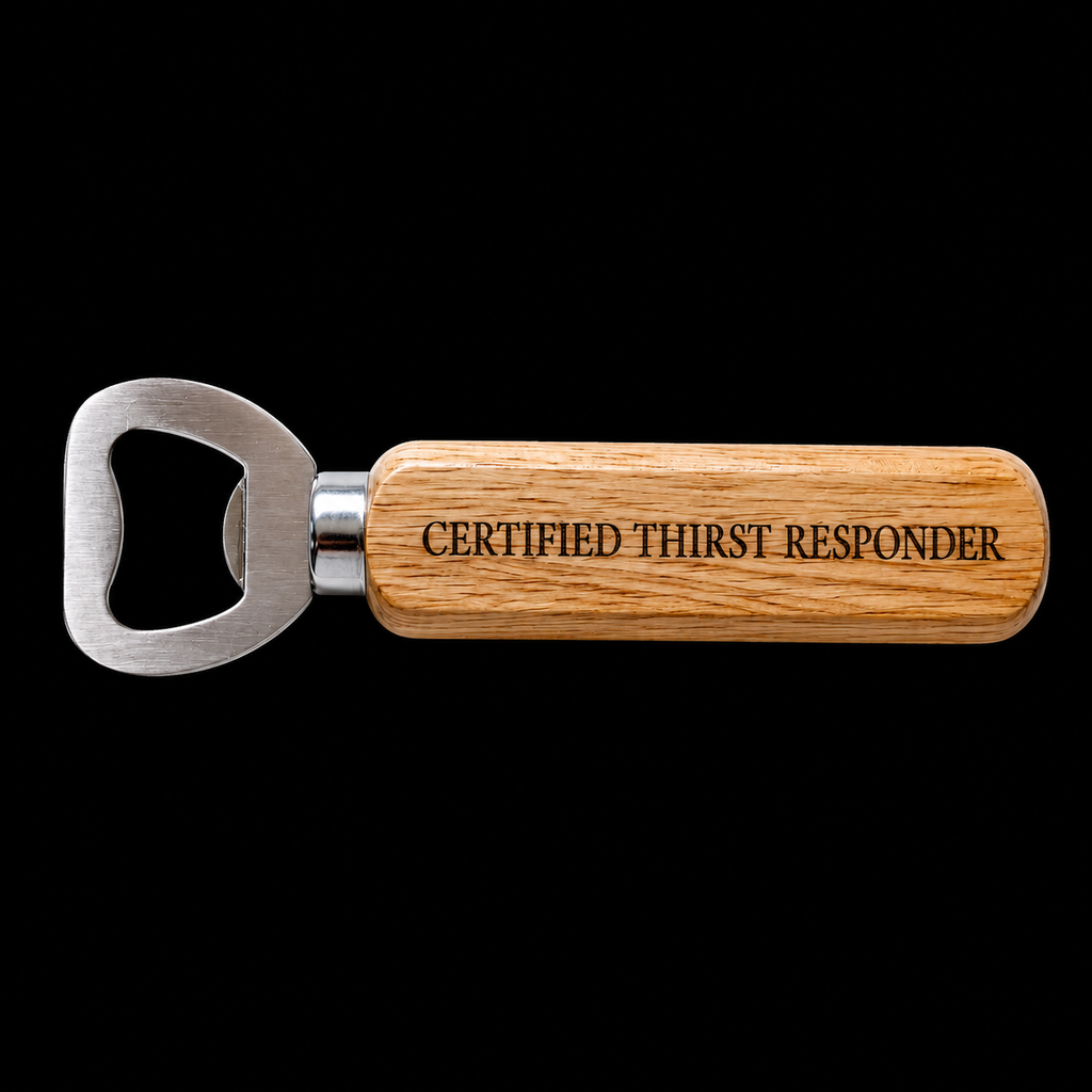 Certified Thirst Responder Bottle Opener