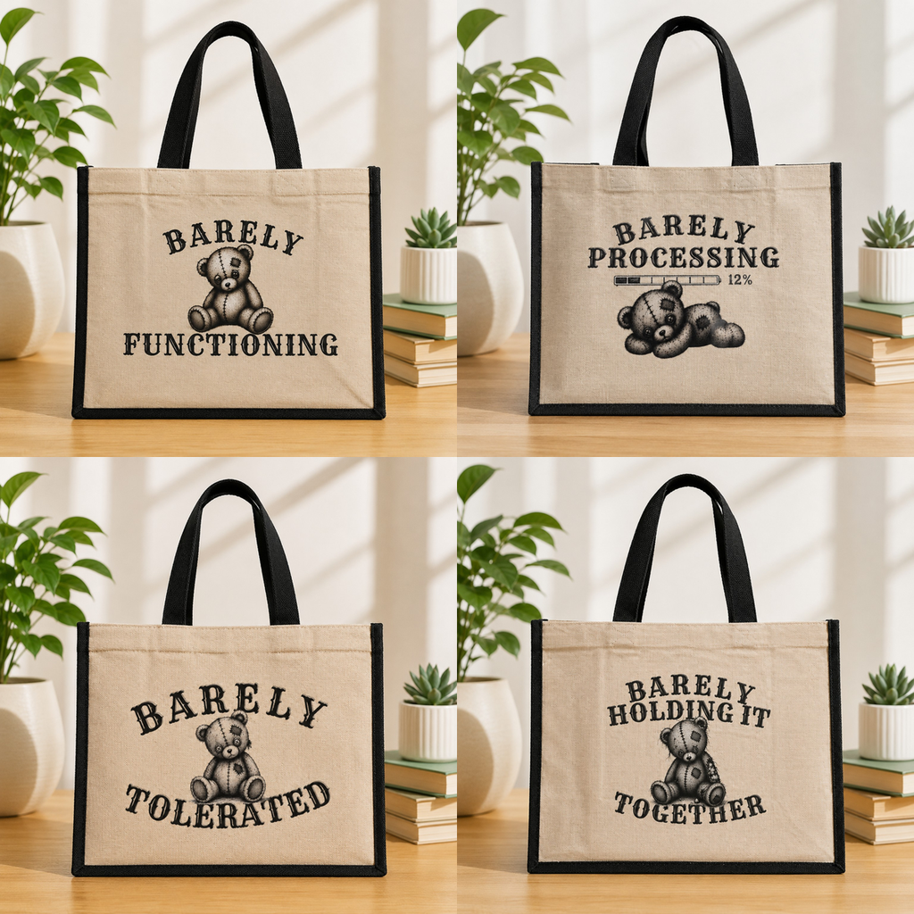The Barely Collection Jute Bags